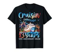 Croisière à Travers Le 13e Anniversaire d'une croisière en Couple T-Shirt