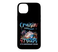 Croisière à Travers Les 47 Ans du 47e Anniversaire d'une croisière en Couple Coque pour iPhone 14 Plus