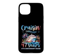 Croisière à Travers Les 47 Ans du 47e Anniversaire d'une croisière en Couple Coque pour iPhone 15 Plus