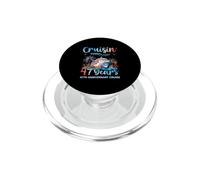 Croisière à Travers Les 47 Ans du 47e Anniversaire d'une croisière en Couple PopSockets PopGrip pour MagSafe