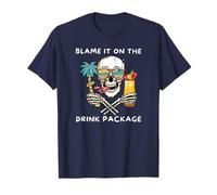 Croisière assortie amusante Blame It On The Drink Package T-Shirt