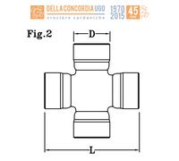 CROISIÈRE CARDANIQUE 25 X 62,50 Pour Quad RAM WT500 - CR771