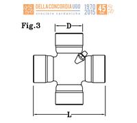 CROISIÈRE CARDANIQUE 25 X 77,8 Pour Mitsubishi Canter GUM-76 - CR106