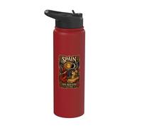 Croisière d'astronomie totale en Espagne avec éclipse solaire totale du 12 août 2026 Stainless Steel Insulated Water Bottle