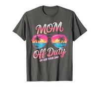 Croisière de surf et de natation Sarcastic MOM OFF DUTY Vacation Sisters T-Shirt