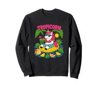 Croisière de Vacances d'été Tropicale Tropicorn Funny Unicorn Sweatshirt
