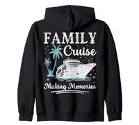 Croisière en Famille Faisant des Souvenirs de Vacances d'été Assorties Sweat à Capuche
