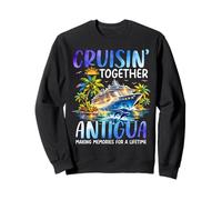 Croisière Ensemble à Antigua, Bateau et Vacances avec Les Dauphins Sweatshirt
