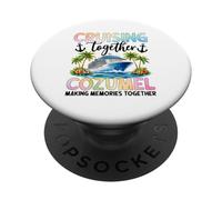 Croisière Ensemble : Souvenirs de croisière à Cozumel PopSockets PopGrip Adhésif
