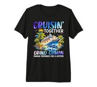 Croisière Ensemble sur Grand Cayman Ship Dolphin Vacation T-Shirt Haut de Gamme