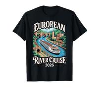Croisière fluviale européenne 2026 Assortie en Famille T-Shirt