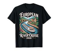 Croisière fluviale européenne 2026 Assortie en Famille T-Shirt