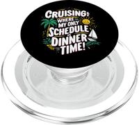 Croisière où mon seul horaire est l'heure du dîner vacances en bateau PopSockets PopGrip pour MagSafe