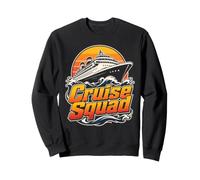 Croisière Squad Bateau de Groupe Assorti Coucher de Soleil Sweatshirt