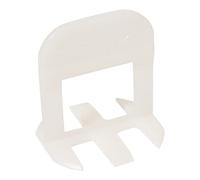 Croisillon à cale autonivelant CLIP-IT 1.5 mm - Lot de 250 croisillons - Epaisseur de carrelage de 6 à 12 mm - Système de nivellement de carrelage - FLAT-PRO