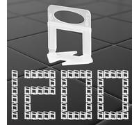 Croisillon Autonivelant 2mm Croisillons Autonivelants Croisillon Carrelage Autonivelant Cale Carrelage Sol Calle de Nivellement pour Carrelage Kit Joint Carrelage Cales en Plastique 1200 pièces