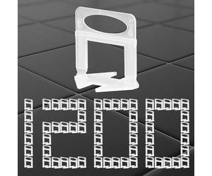 Croisillon Autonivelant 2mm Croisillons Autonivelants Croisillon Carrelage Autonivelant Cale Carrelage Sol Calle de Nivellement pour Carrelage Kit Joint Carrelage Cales en Plastique 1200 pièces