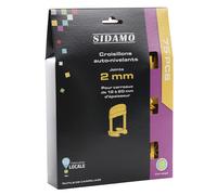 Croisillons auto-nivelants Joint 2 mm H 20 pour carrelage avec joints réguliers et de niveau SIDAMO - 11255314