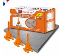 Croisillons carrelage autonivelant I SHAFFER PRO I Comptatible 20mm (1000, 3mm)