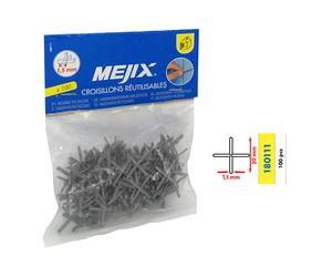 Croisillons ECO 1.5/2/3/4/5mm MEJIX - réutilisables - 100 pièces