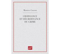 Croissance et décroissance du crime