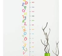 Croissance Hauteur Toise Basket-Ball Hauteur Autocollants Stickers Muraux Stickers Muraux Chambre Enfant Lettres Baby Foot Football Mesure Hauteur Pieds Fenêtre-26 Lettres_Extra Large