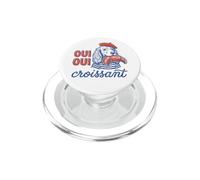 Croissant Assorti pour Les Amoureux des Chiens de Paris Vacation Foodie Oui PopSockets PopGrip pour MagSafe