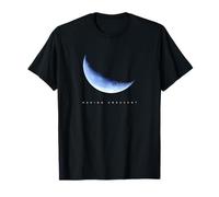 Croissant de Lune Demi-Partie Lune Lune Ombre éclipse Lunaire T-Shirt