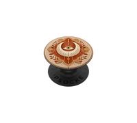 Croissant de Lune Mystique Qui voit Tous Les Yeux PopSockets PopGrip Adhésif