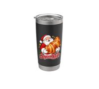 Croissant Joyeux Noel Gobelet isotherme en acier inoxydable double paroi