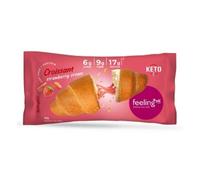 Croissant protéiné fourré à la crème de fraise Feeling Ok DDM 11/25