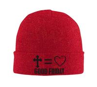 Croix, Amour Égal, Vendredi Saint, Jésus-Christ Unisex Bonnets Hiver Souple Bonnet De Pêcheur Chaud Watch Cap pour Toutes Les Saisons Cyclisme Ski