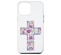 Croix Aquarelle Florale Bible catholique Coque pour iPhone 12 Pro Max