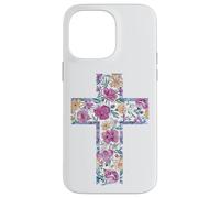 Croix Aquarelle Florale Bible catholique Coque pour iPhone 14 Pro Max