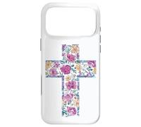 Croix Aquarelle Florale Bible catholique Coque pour iPhone 17 Pro Max