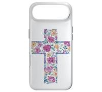 Croix Aquarelle Florale Bible catholique Coque pour iPhone Air