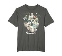 Croix avec des moutons et des fleurs - Pour les chrétiens qui aiment Jésus T-Shirt