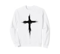Croix catholique Religieuse Foi jésus Vintage carême de Pâques Sweatshirt