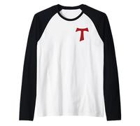 Croix catholique Saint-François Tau Manche Raglan