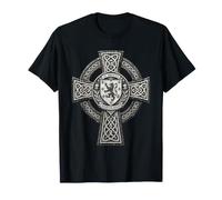 Croix Celtique avec Armoiries écossaises - Drapeau de T-Shirt