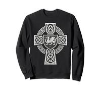 Croix Celtique catholique avec Drapeau des Armoiries du Pays Sweatshirt