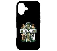 Croix Celtique Irlande St Patrick Fête Vert Célébration Irlandaise Coque pour iPhone 17