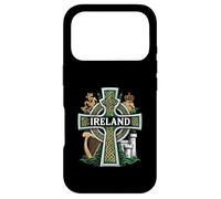 Croix Celtique Irlande St Patrick Fête Vert Célébration Irlandaise Coque pour iPhone 17 Pro