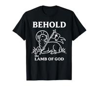 Croix chrétienne Agnus Dei Verse Bible Croyant T-Shirt