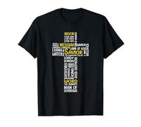 Croix chrétienne avec Noms de Jésus T-Shirt