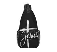 Croix Chrétienne De Jésus 4 Homme Femme Sacoche Bandouliere Portable Crossbody Bag Bandoulière Réglable Sacs À Dos Porté Travers Pour Cyclisme Usage Quotidien Excursion Business