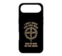 Croix chrétienne de Jésus à Genoux pour Un Seul Homme Coque pour iPhone Air