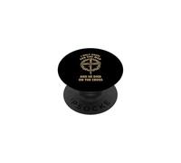 Croix chrétienne de Jésus à Genoux pour Un Seul Homme PopSockets PopGrip Adhésif