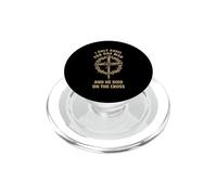 Croix chrétienne de Jésus à Genoux pour Un Seul Homme PopSockets PopGrip pour MagSafe