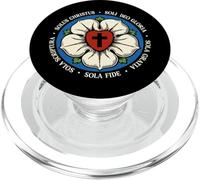 Croix chrétienne de la théologie réformée des Cinq Solas luthériennes PopSockets PopGrip pour MagSafe